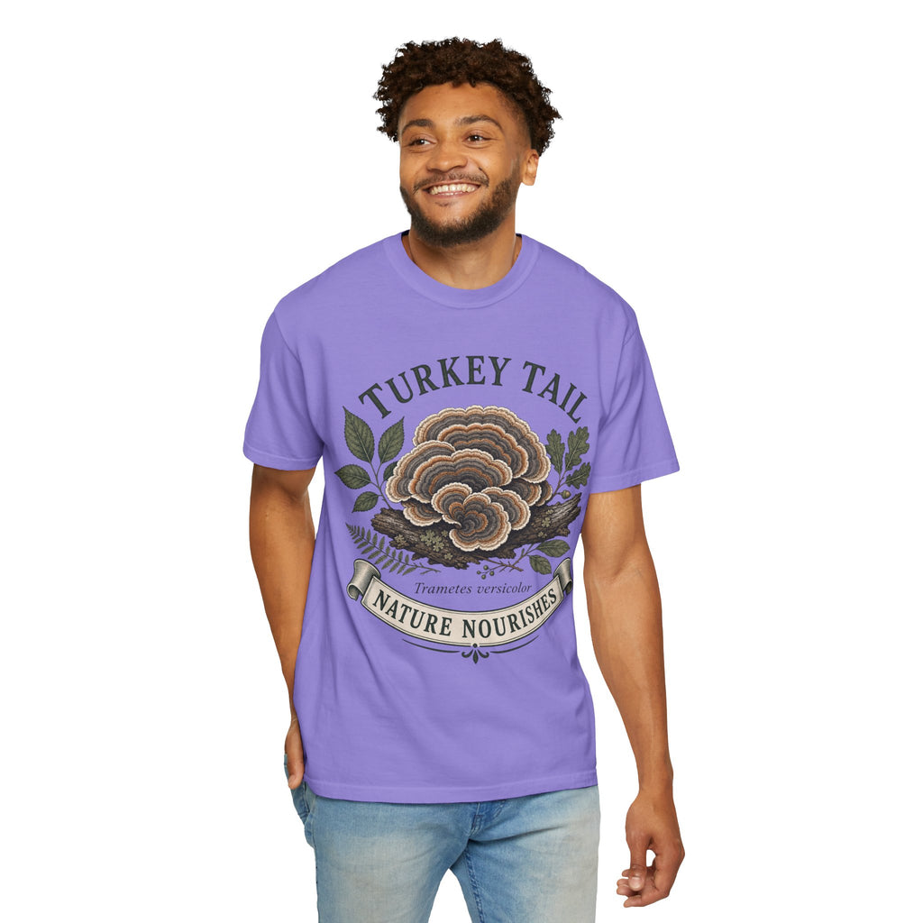 Turkey Tail Mushroom T-Shirt — Nature Nourishes Botanical Tee