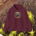 Stay Spooky - Black Cat Familiar Vintage Badge Halloween Hoodie
