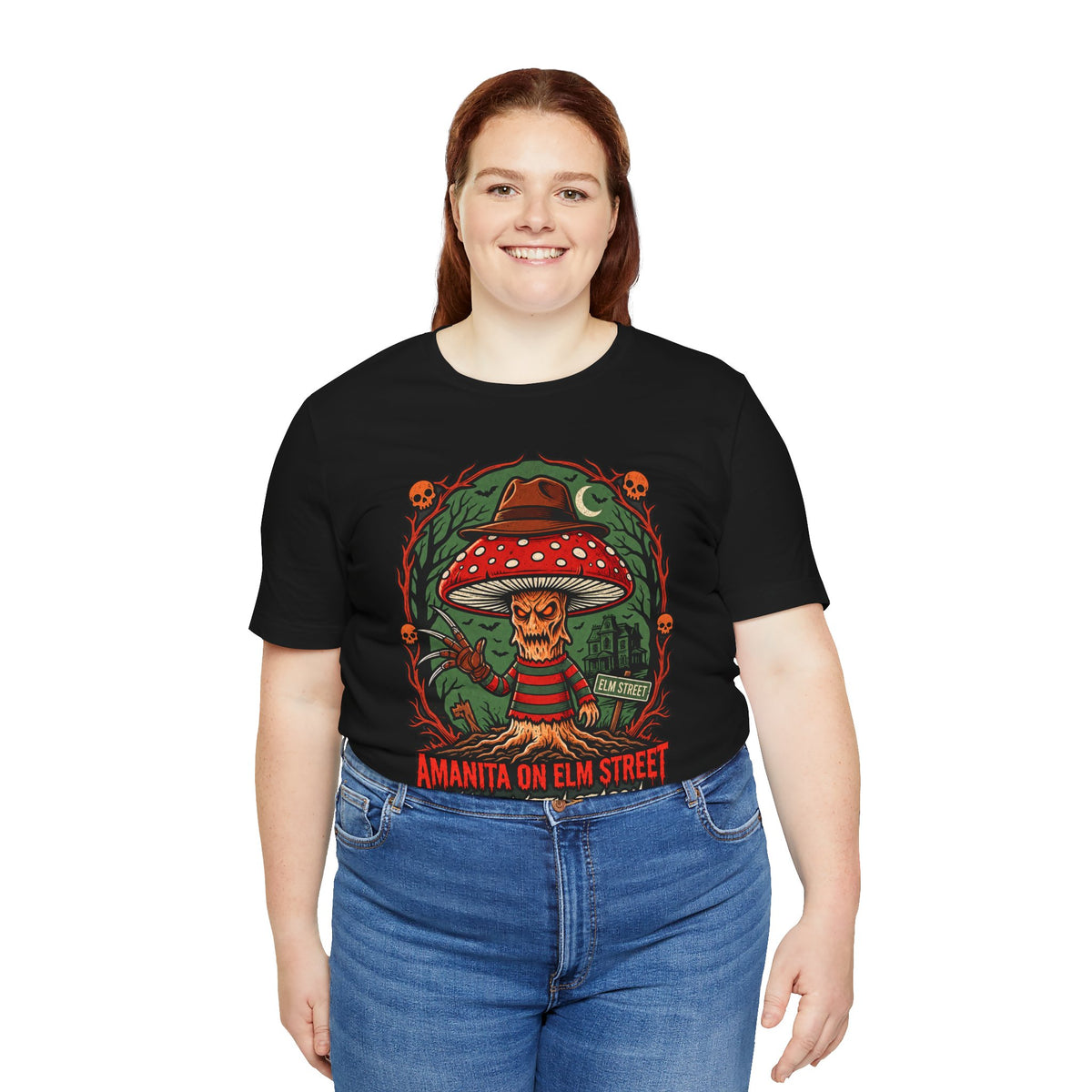 Amanita on Elm Street Halloween Tee