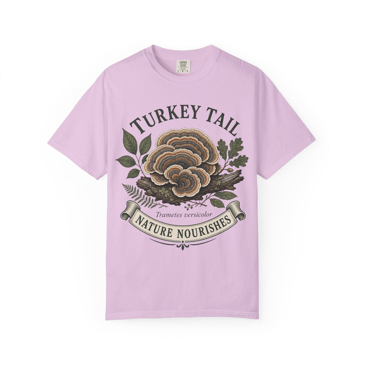 Turkey Tail Mushroom T-Shirt — Nature Nourishes Botanical Tee