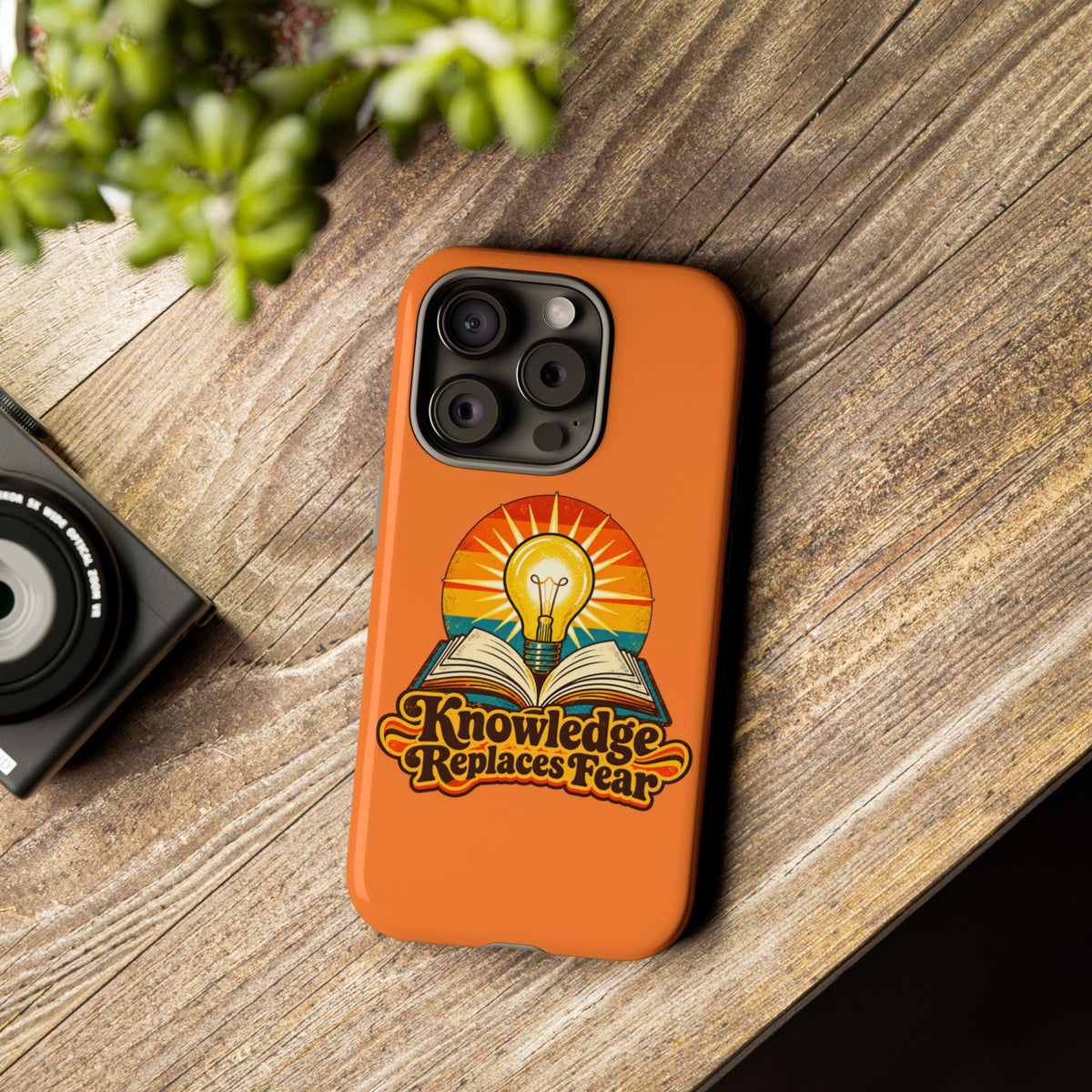 Knowledge Replaces Fear Tough Phone Case