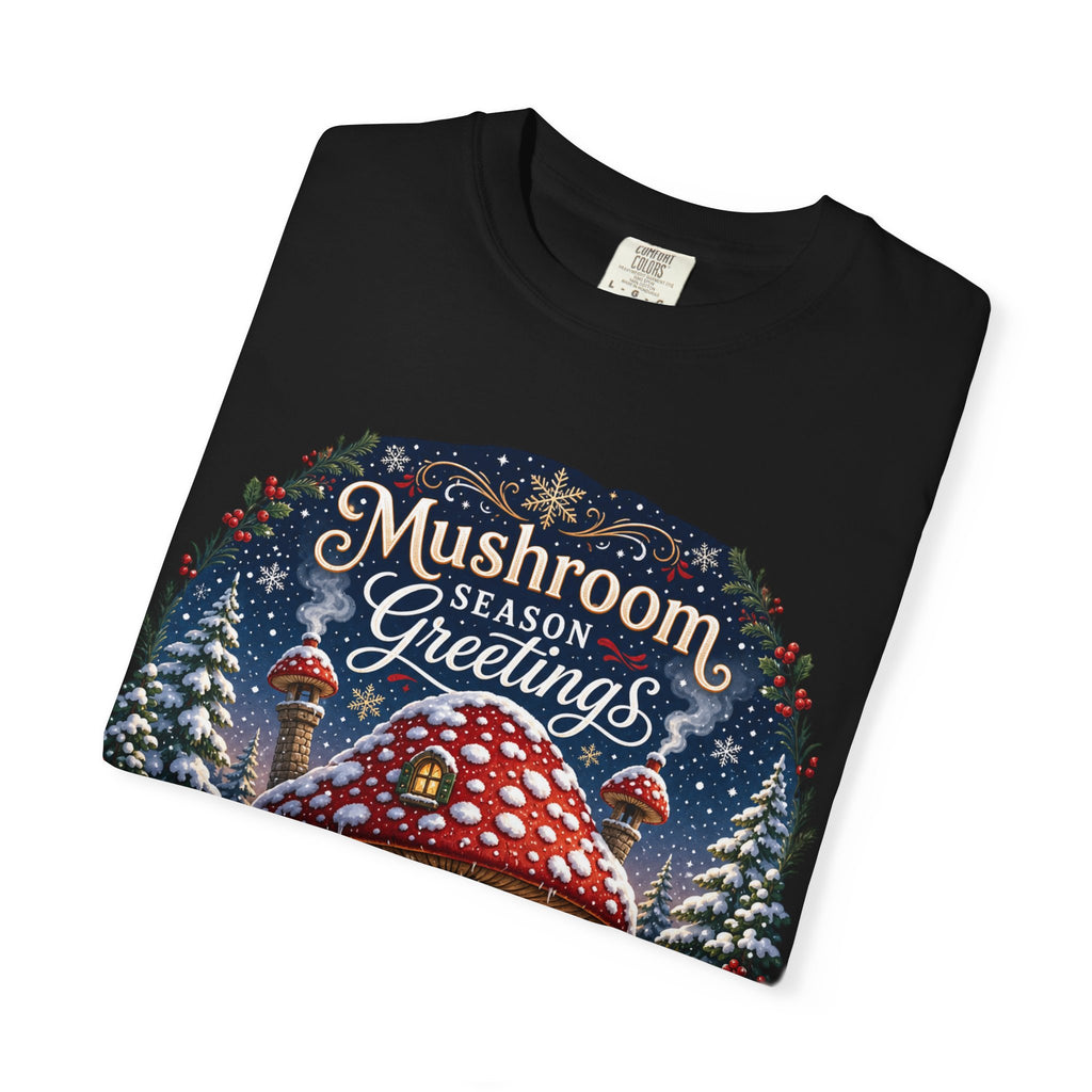 Mushroom Season's Greetings T‑Shirt