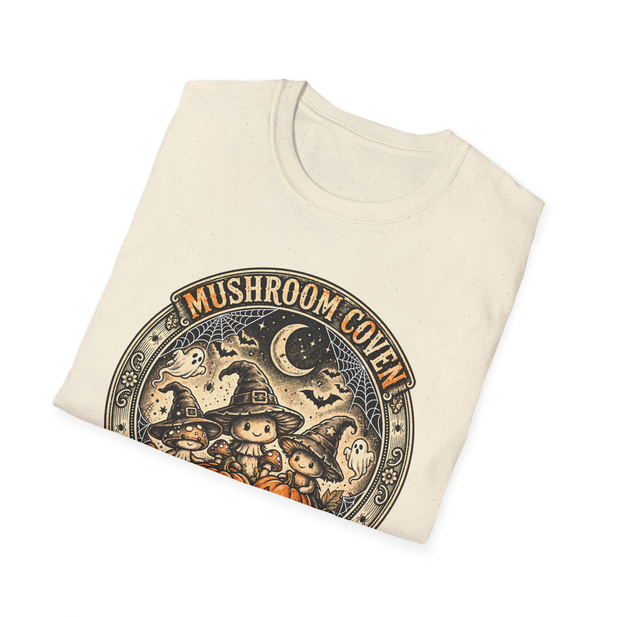 Mushroom Coven Trick or Treat Halloween Tee - Redrawn Web Edition