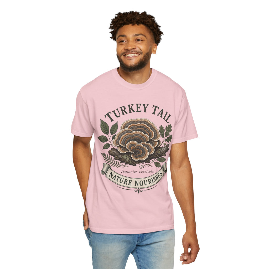 Turkey Tail Mushroom T-Shirt — Nature Nourishes Botanical Tee