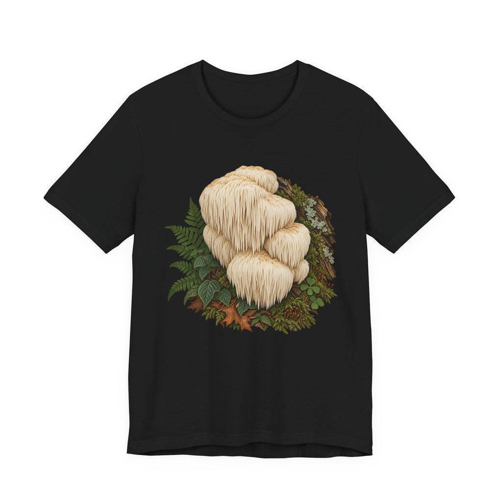 Lion's Mane Mushroom Portrait Tee - Rebuilt