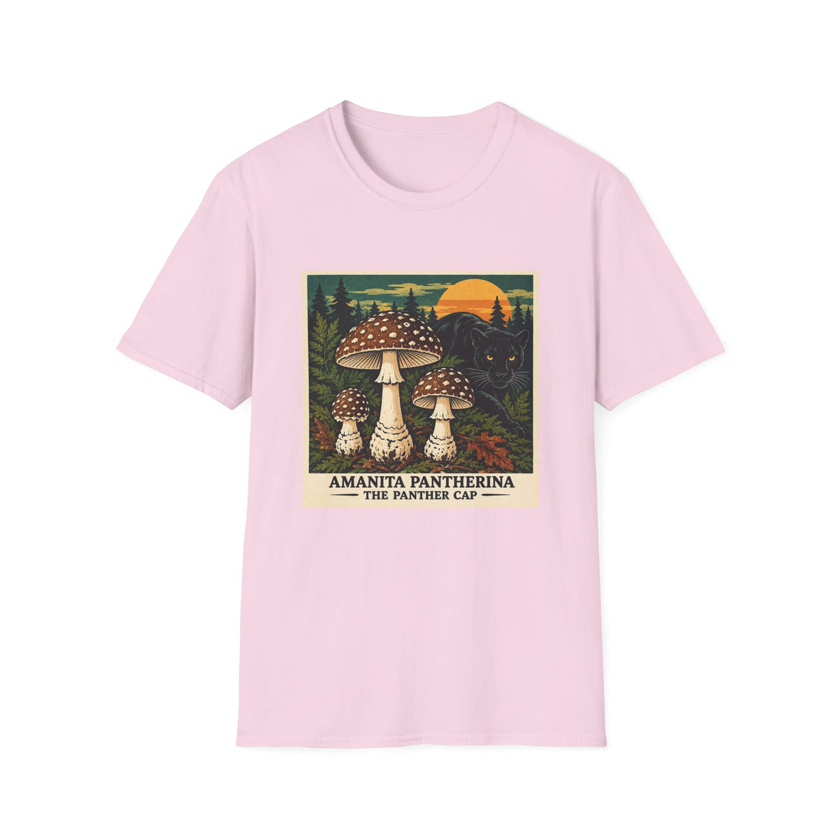 Amanita Pantherina - The Panther Cap Vintage Poster T-Shirt