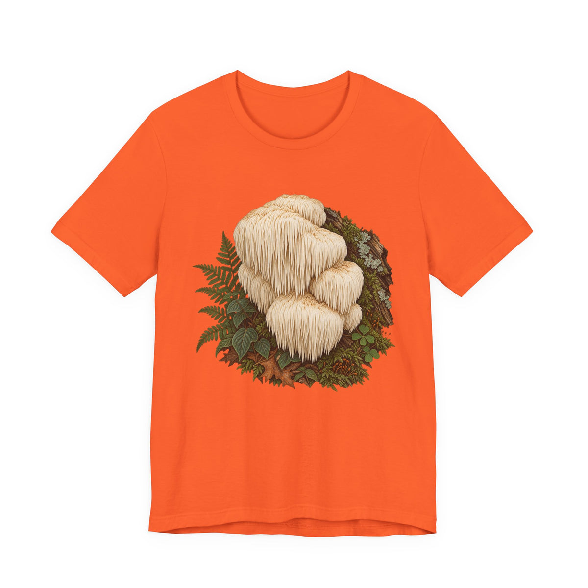 Lion's Mane Mushroom Portrait Tee - Rebuilt