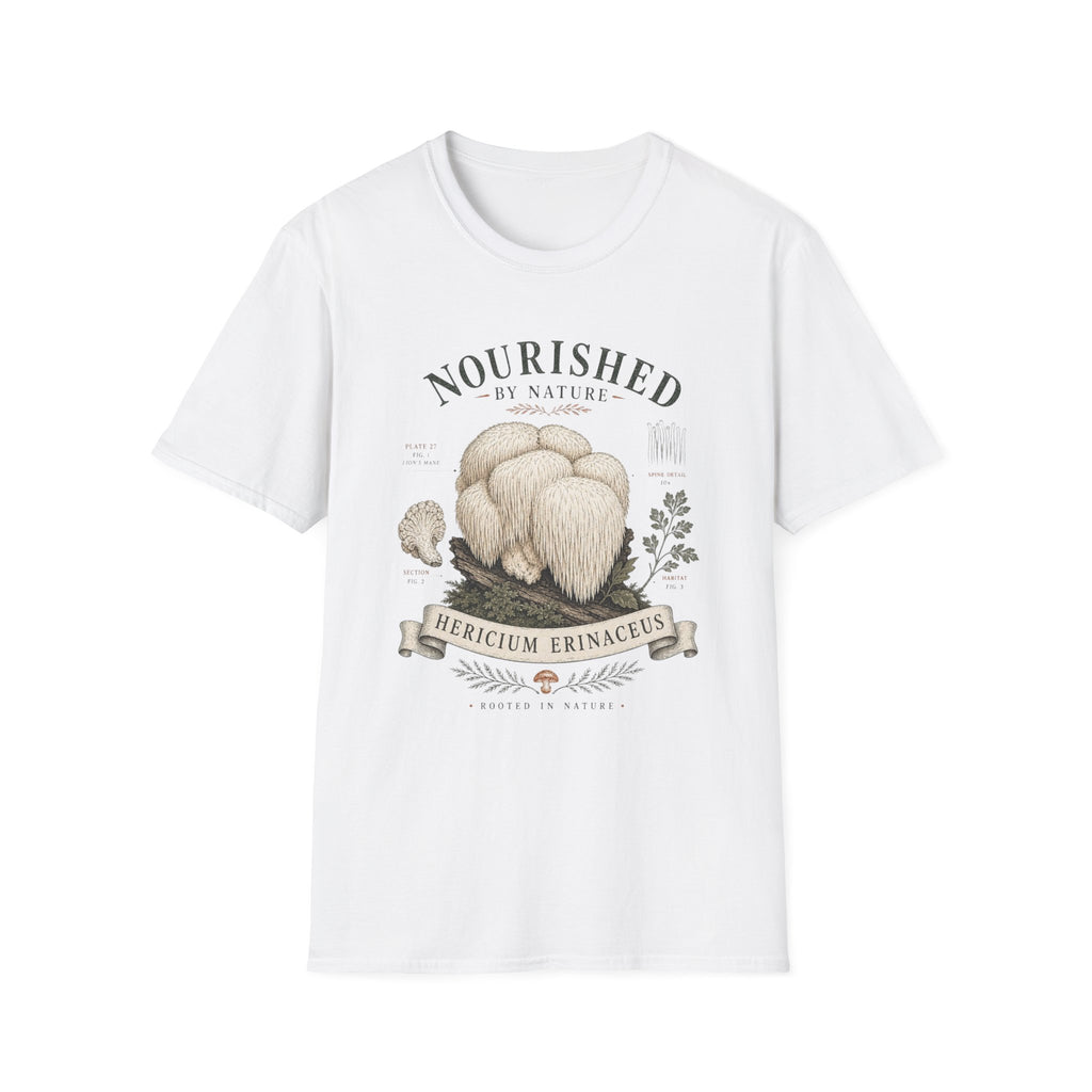 What It Do? Lion’s Mane T-Shirt | Hericium erinaceus | Nourished By Nature