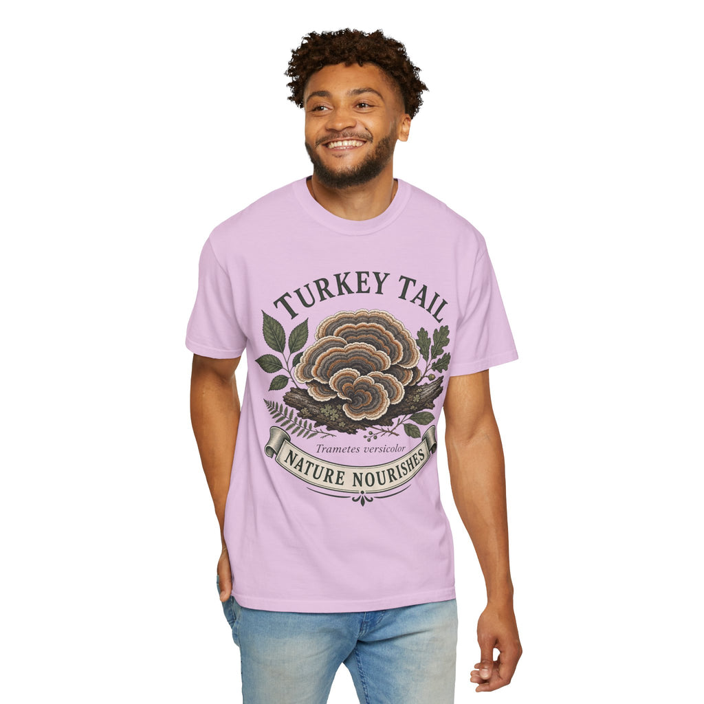 Turkey Tail Mushroom T-Shirt — Nature Nourishes Botanical Tee