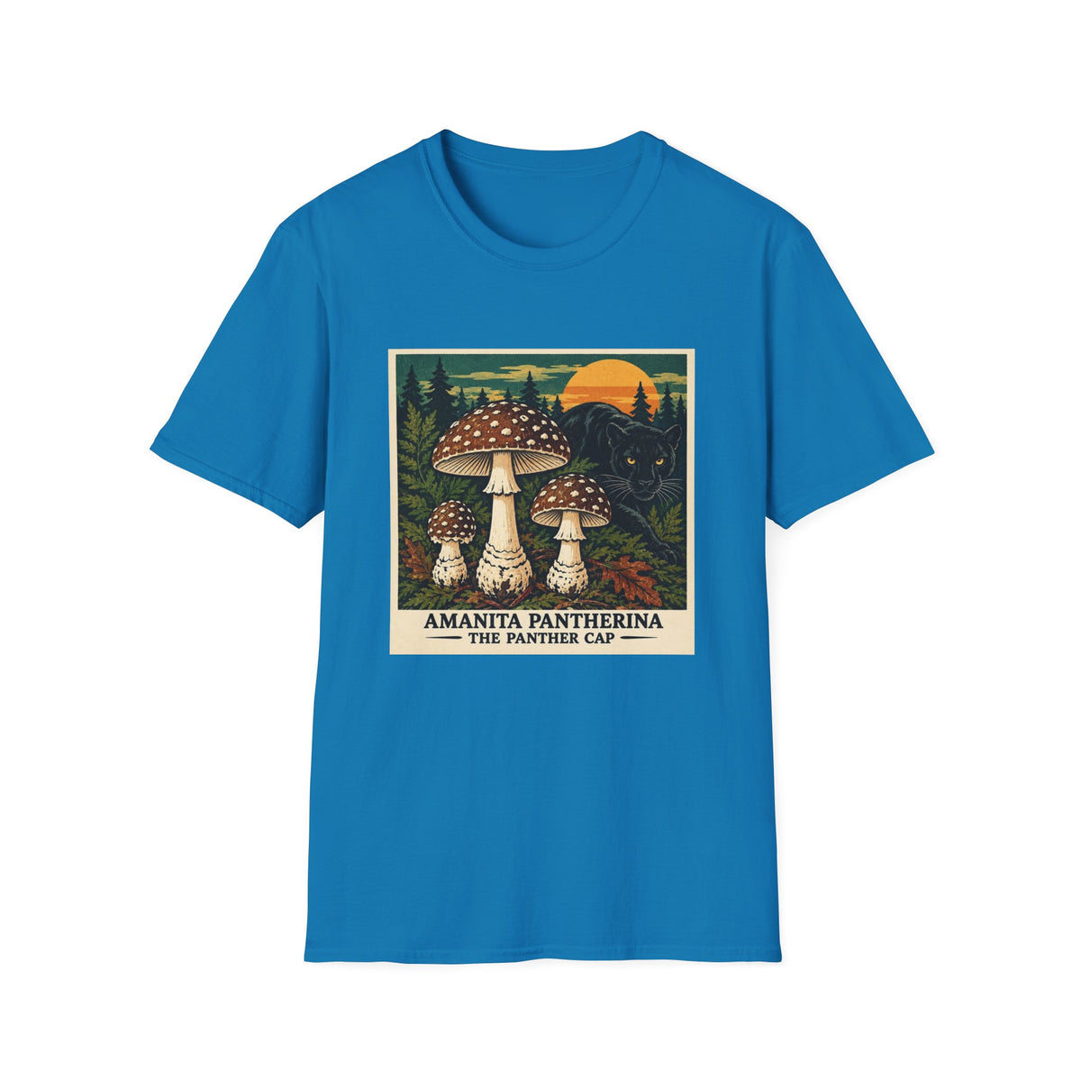 Amanita Pantherina - The Panther Cap Vintage Poster T-Shirt
