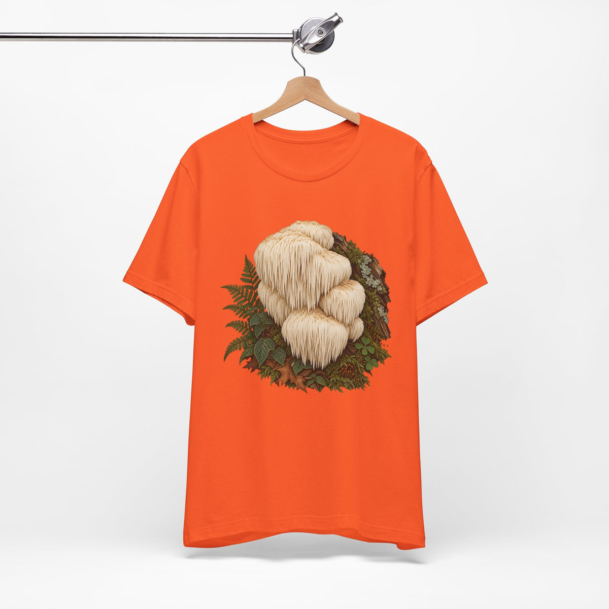 Lion's Mane Mushroom Portrait Tee - Rebuilt