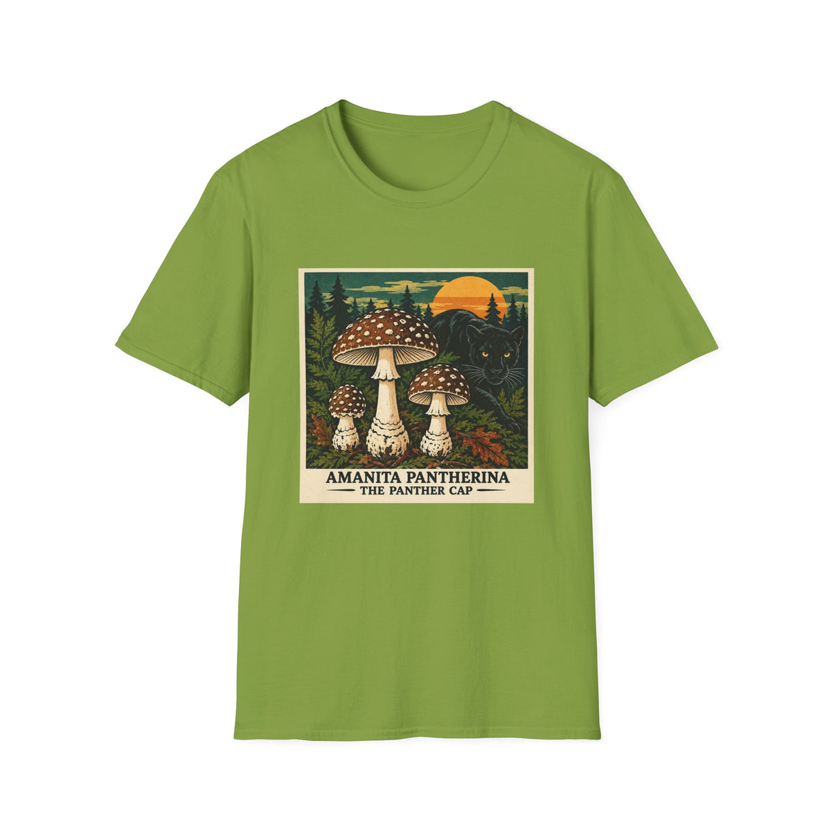 Amanita Pantherina - The Panther Cap Vintage Poster T-Shirt