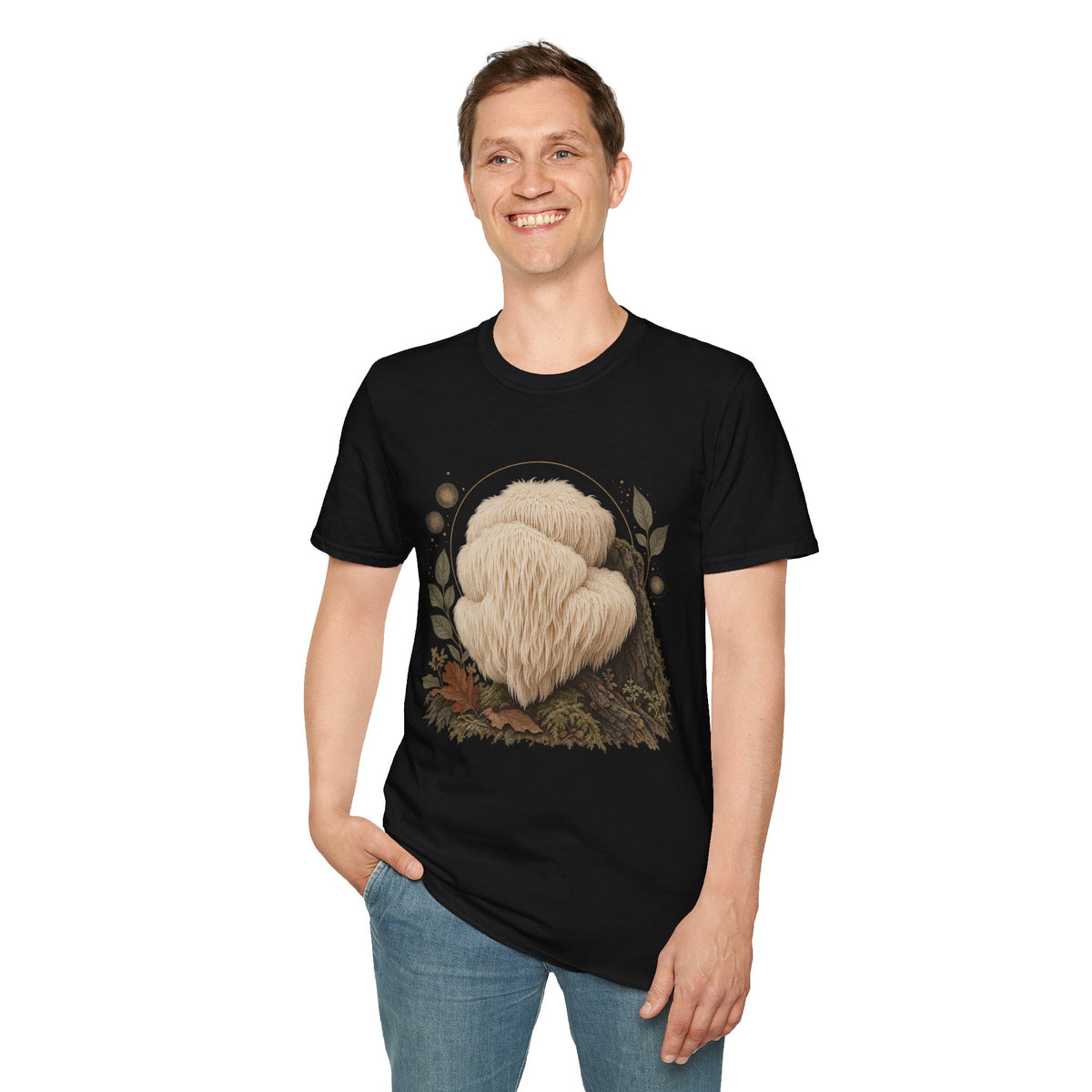 Lion's Mane Botanical Mushroom Tee | FungusFan