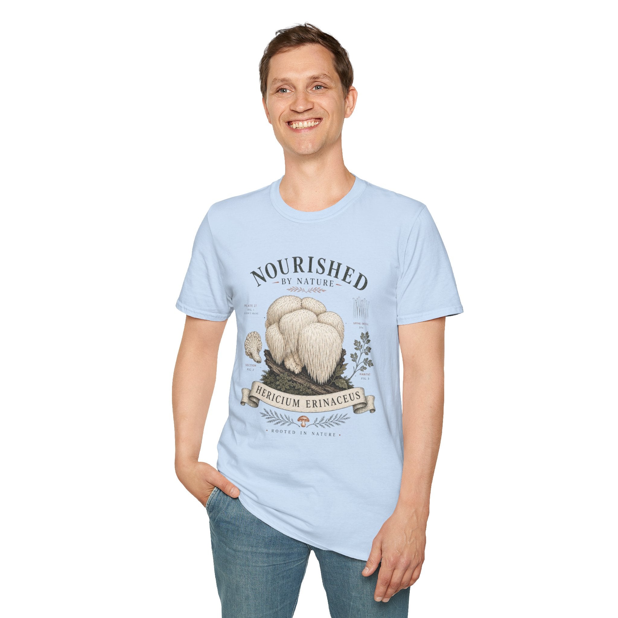 What It Do? Lion’s Mane T-Shirt | Hericium erinaceus | Nourished By Nature