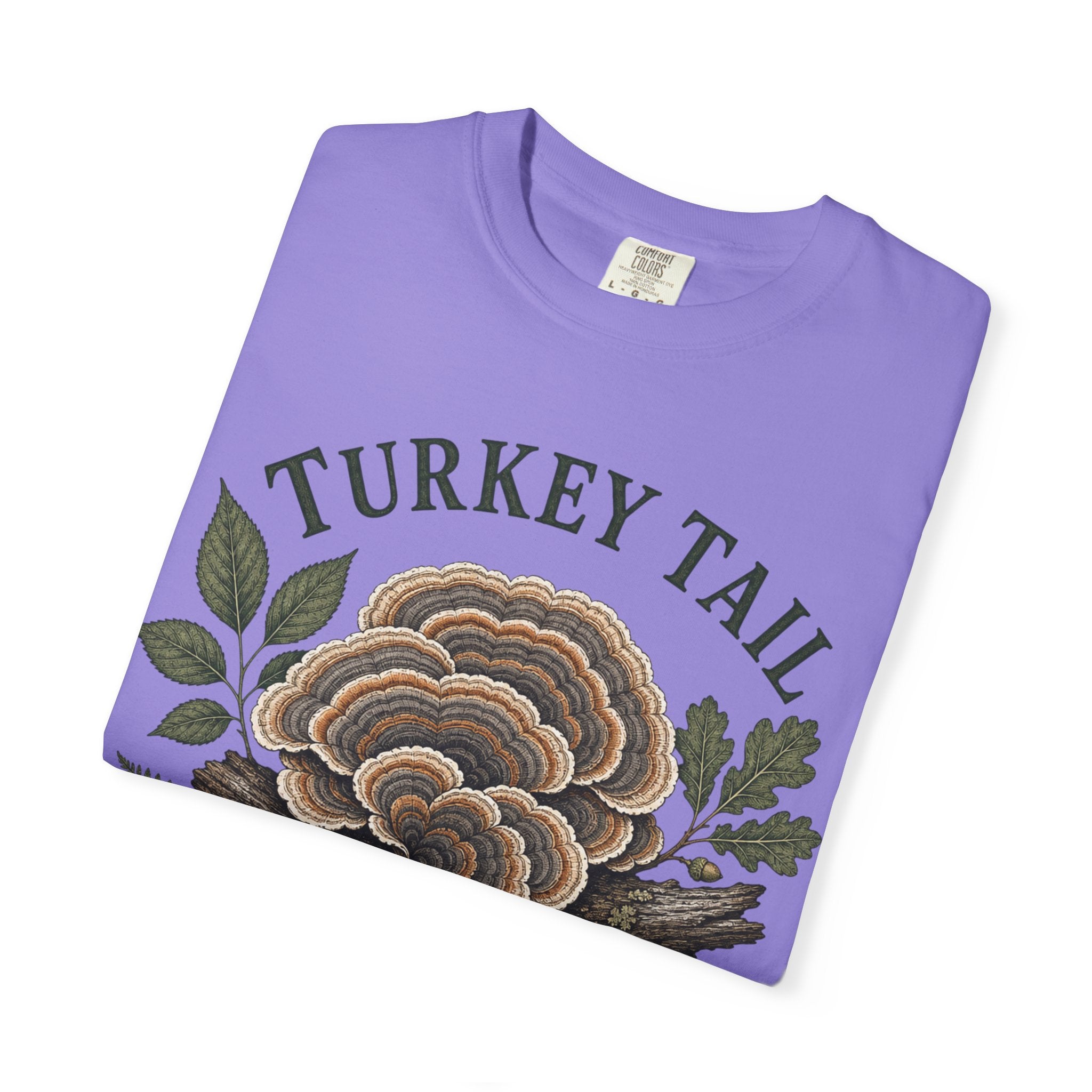 Turkey Tail Mushroom T-Shirt — Nature Nourishes Botanical Tee