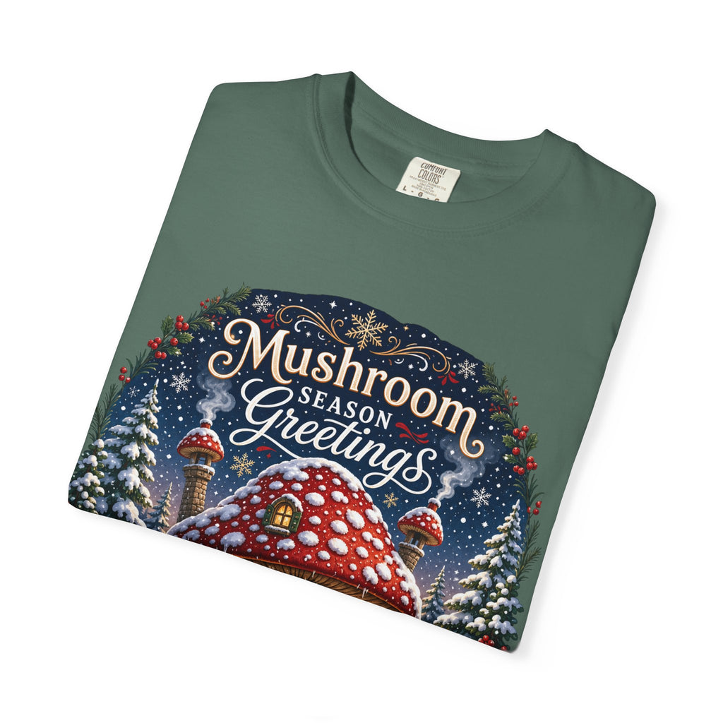 Mushroom Season's Greetings T‑Shirt