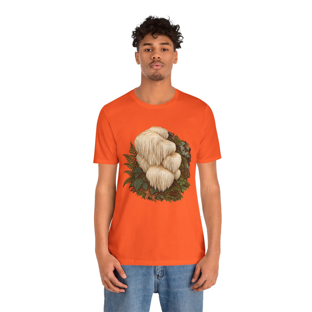 Lion's Mane Mushroom Portrait Tee - Rebuilt