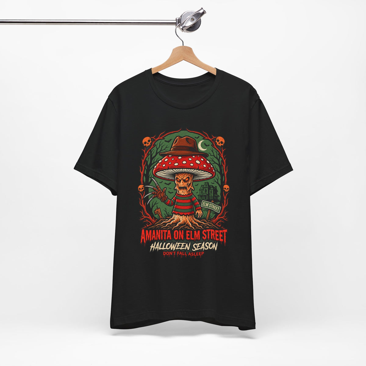 Amanita on Elm Street Halloween Tee