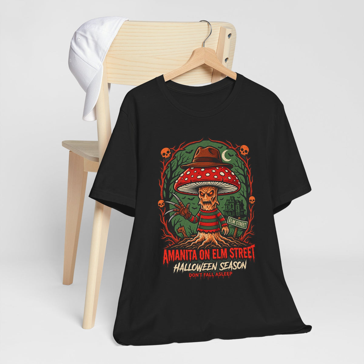 Amanita on Elm Street Halloween Tee
