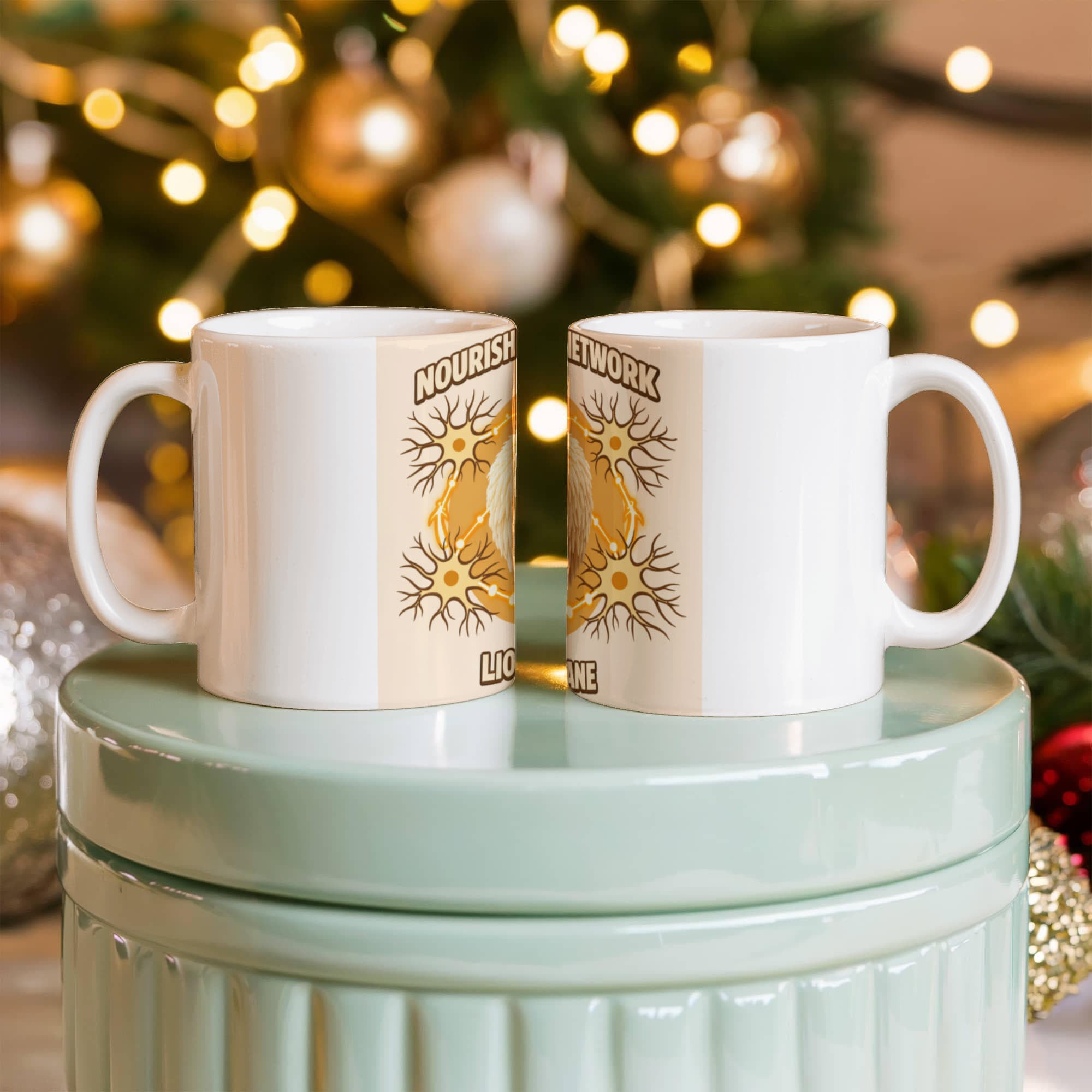 Lion's Mane Mug | Mushroom Coffee & Tea Cup